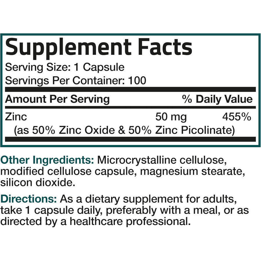 Zinkpicolinat 30 mg, 100 Tabletten, Bronson Laboratories