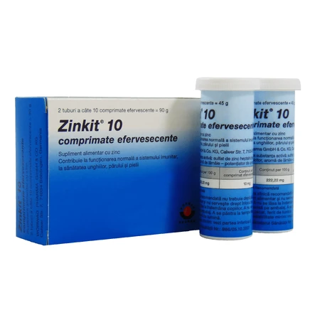 Zinkit 10, 20 Brausetabletten, Worwag Pharma