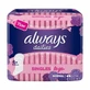Always Dailies Singles To Go absorberende onderlegger, 20 stuks, P&amp;G