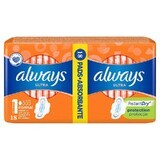 Always Ultra Normal pads, 18 pieces, P&amp;G