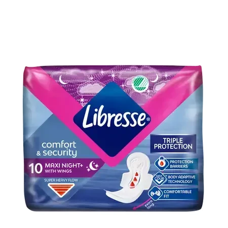 Absorbierende Maxi Goodnight, 10 Stück, Libresse