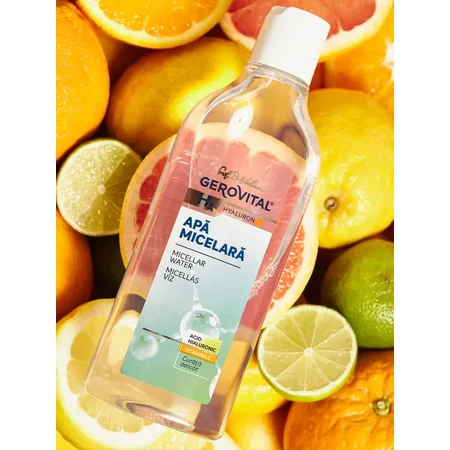 Gerovital H3 Hyaluron Agua micelar, 400 ml