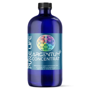 Plata iónica coloidal ARGENTUM+ 30ppm, 480ml, Pure Life