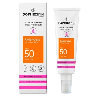 Anti-wrinkle cream with sun protection SPF 50 Facial Protection, 50 ml, Sophieskin