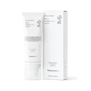 Gesichtscreme mit SPF50+ Unsichtbarer Sonnenschutz, 100 ml, Transparent Lab