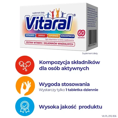 Vitaral, 60 tablets
