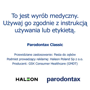 Parodontax Classic, dentifrice sans fluor, 75 ml