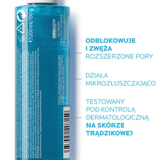 La Roche-Posay Effaclar, tónico microexfoliante reafirmante de poros, 200 ml