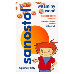 Sanostol, para niños a partir de 4 años, 60 pastillas efervescentes