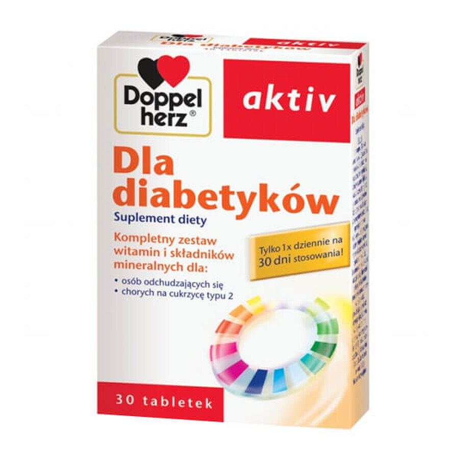 Acquista Integratore Alimentare Doppelherz Aktiv per Diabetici - 30 Compresse Integratore Alimentare Doppelherz Aktiv per Diabetici - 30 Compresse