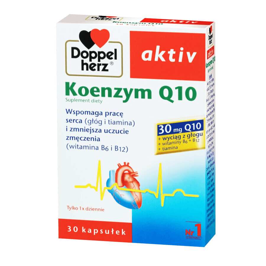 Acquista Doppio Cuore Attivo Coenzima Q10 - Integratore alimentare in capsule, per sostenere la vitalità fisica e la salute del cuore. Complemento ideale per la tua alimentazione quotidiana. Doppio Cuore Attivo Coenzima Q10 - Integratore alimentare in capsule, per sostenere la vitalità fisica e la salute del cuore. Complemento ideale per la tua alimentazione quotidiana.