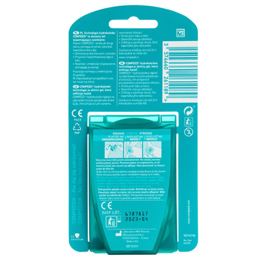 Acquista Compeed cerotti per calli 44 cm x 45 cm 6 pezzi Compeed cerotti per calli 44 cm x 45 cm 6 pezzi