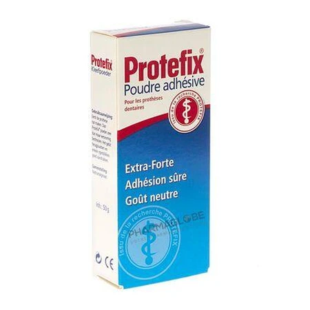 Protefix, powder for fixing dentures, extra strong, neutral taste, 50 g