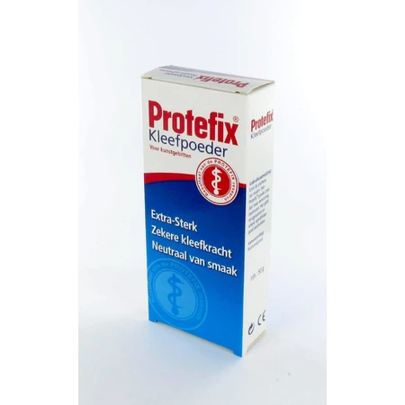 Protefix, powder for fixing dentures, extra strong, neutral taste, 50 g
