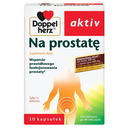 Doppelherz aktiv Para la próstata, 30 cápsulas