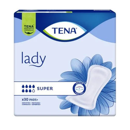 Tena Lady, compresas especiales, Super, 30 unidades
