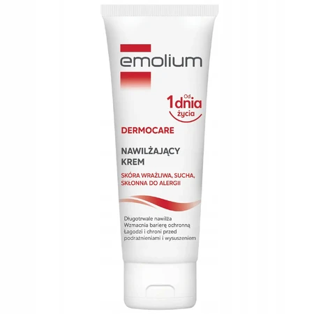 Emolium Dermocare, hydraterende crème voor gevoelige droge huid, 75 ml
