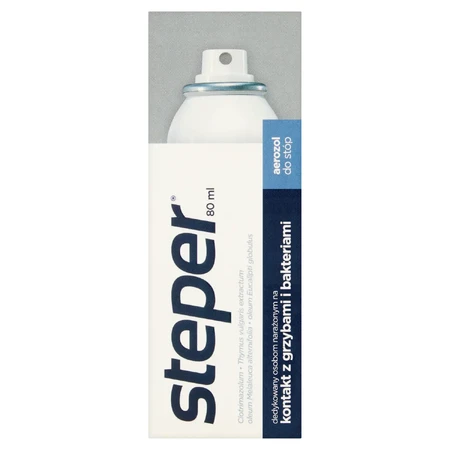 Steper, antischimmelspray voor voeten en nagels, 80 ml