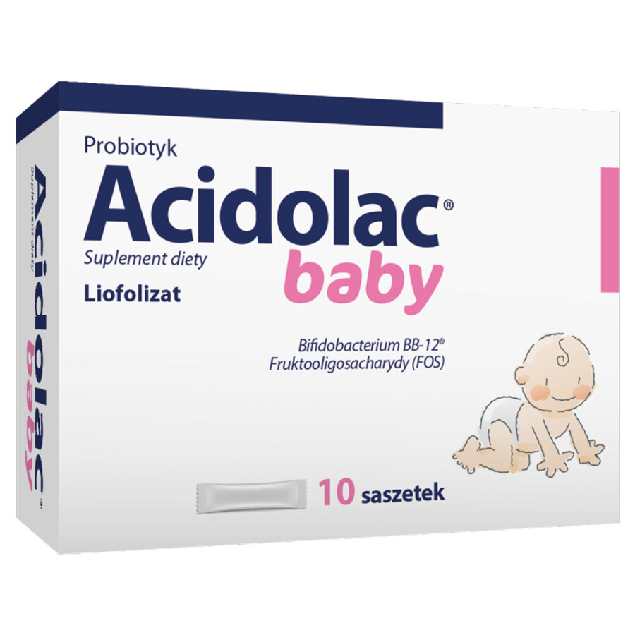 Cumpără Acidolac Baby, pentru sugari și copii, 10 plicuri Acidolac Baby, pentru sugari și copii, 10 plicuri