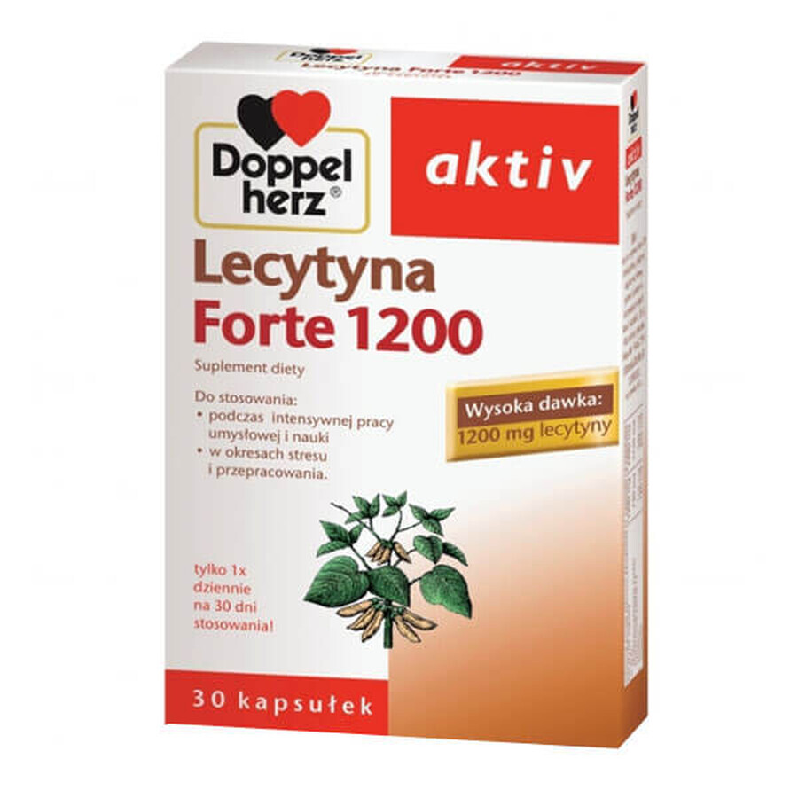 Shop Doppelherz Aktiv Lecithin 1200 Forte, 30 Tabletten Doppelherz Aktiv Lecithin 1200 Forte, 30 Tabletten