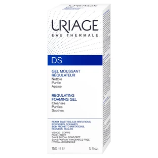 Uriage DS, wasgel, gevoelige huid, 150 ml