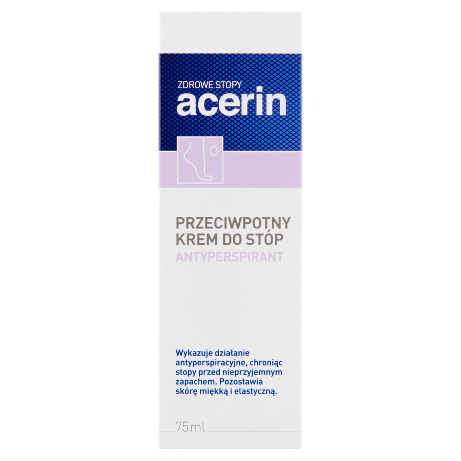 Cumpără Acerin Perspirant, cremă de picioare anti-transpirație, 75ml Acerin Perspirant, cremă de picioare anti-transpirație, 75ml