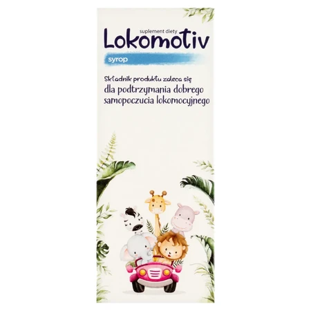 Lokomotiv, syrup for children over 3 years old, licorice flavor, 130 ml