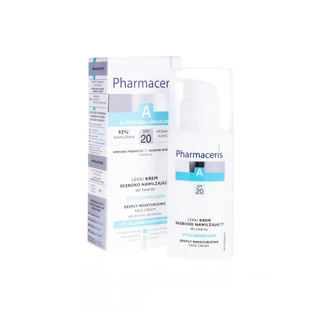 Pharmaceris A Vita-Sensilium, crema facial ligera de hidratación profunda, pieles alérgicas y sensibles SPF 20, 50 ml