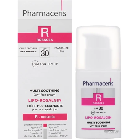 Pharmaceris R Lipo Rosalgin, crema de día multi-cubierta, SPF 30, 30 ml