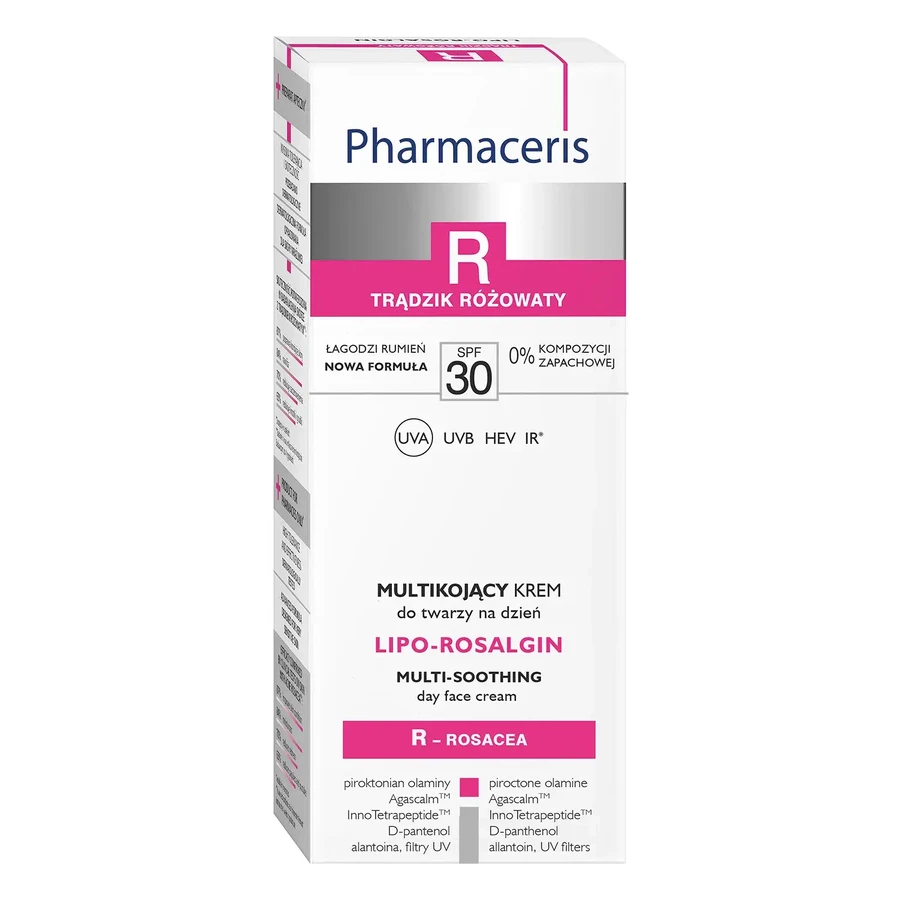 Pharmaceris R Lipo Rosalgin, crema de día multi-cubierta, SPF 30, 30 ml