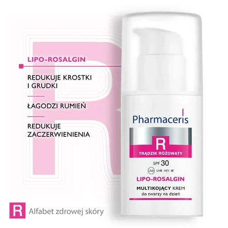 Pharmaceris R Lipo Rosalgin, crema de día multi-cubierta, SPF 30, 30 ml
