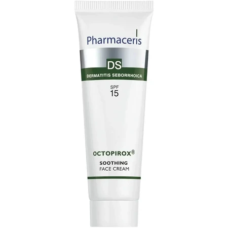 Pharmaceris DS Octopirox, crema facial calmante, FPS 15, 30 ml