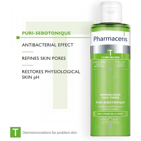 Pharmaceris T Puri-Sebotonique, tónico facial normalizante, 200 ml