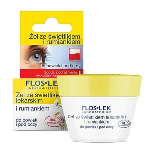 Flos-Lek Augenlidgel mit Augentrost und Kamille 10g - Langfristig gültig!