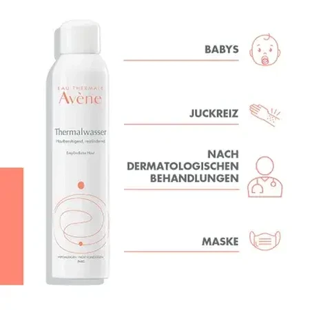 Avene, thermal water for face and body, 300 ml
