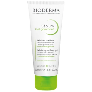 Bioderma Sebium Gel Gommant, gel nettoyant exfoliant-peeling, 100 ml