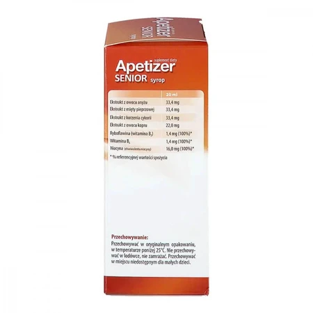 Apetizer Senior, Sirup, 100 ml