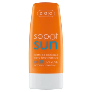 Ziaja Sopot Sun, zonnecrème, lichtgevoelige huid, SPF 25, 60 ml