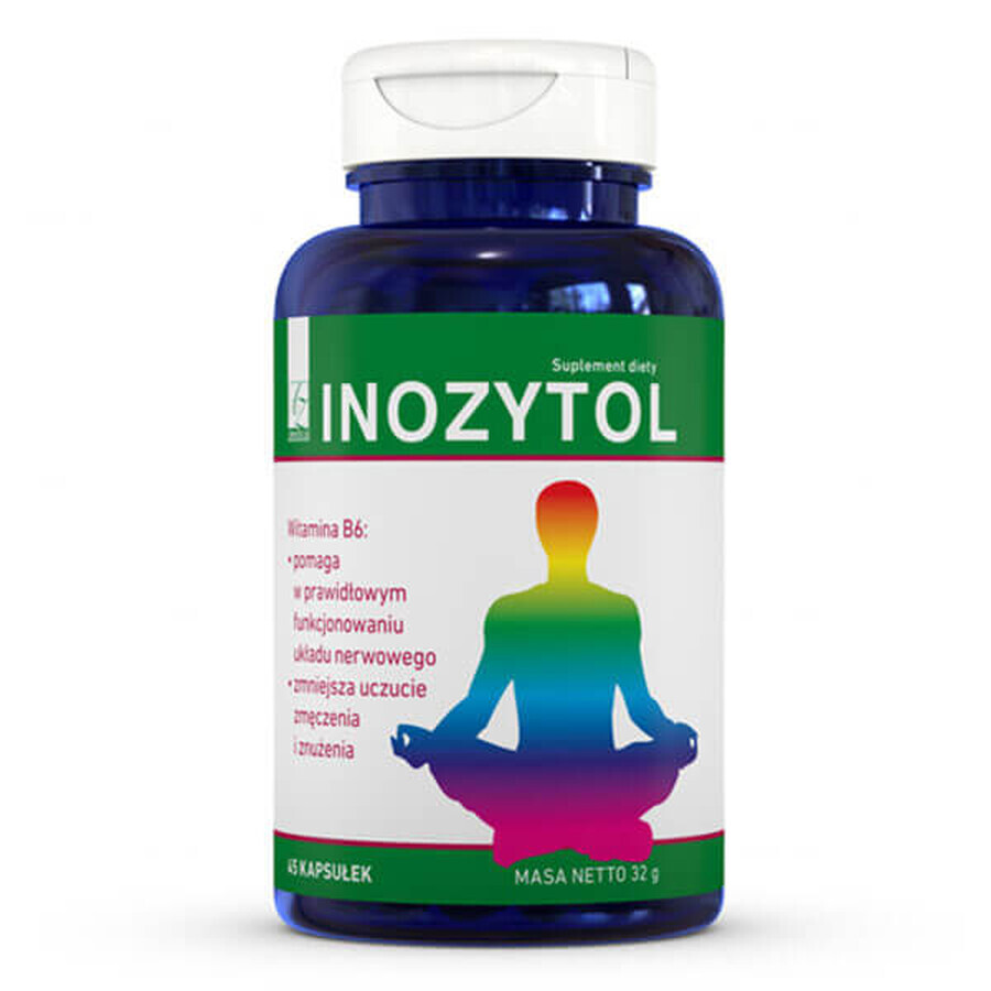 Acquista Inozytol - Integratore Alimentare, 45 capsule. Per salute e buona condizione fisica. Favorisce l equilibrio ormonale. Inozytol - Integratore Alimentare, 45 capsule. Per salute e buona condizione fisica. Favorisce l equilibrio ormonale.
