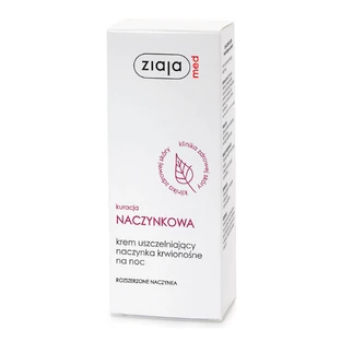 Ziaja Med Vascular Treatment, crème die bloedvaten afdicht voor de nacht, 50 ml