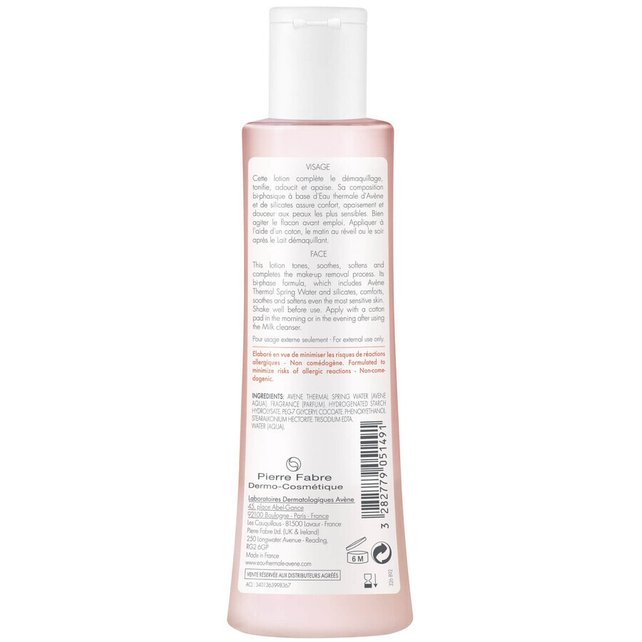 Avene, delicate gezichtstonic, gevoelige, droge en zeer droge huid, 200 ml