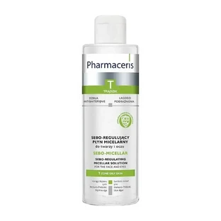 Pharmaceris T Sebo-Micellar, loción micelar seborreguladora para cara y ojos, 200 ml