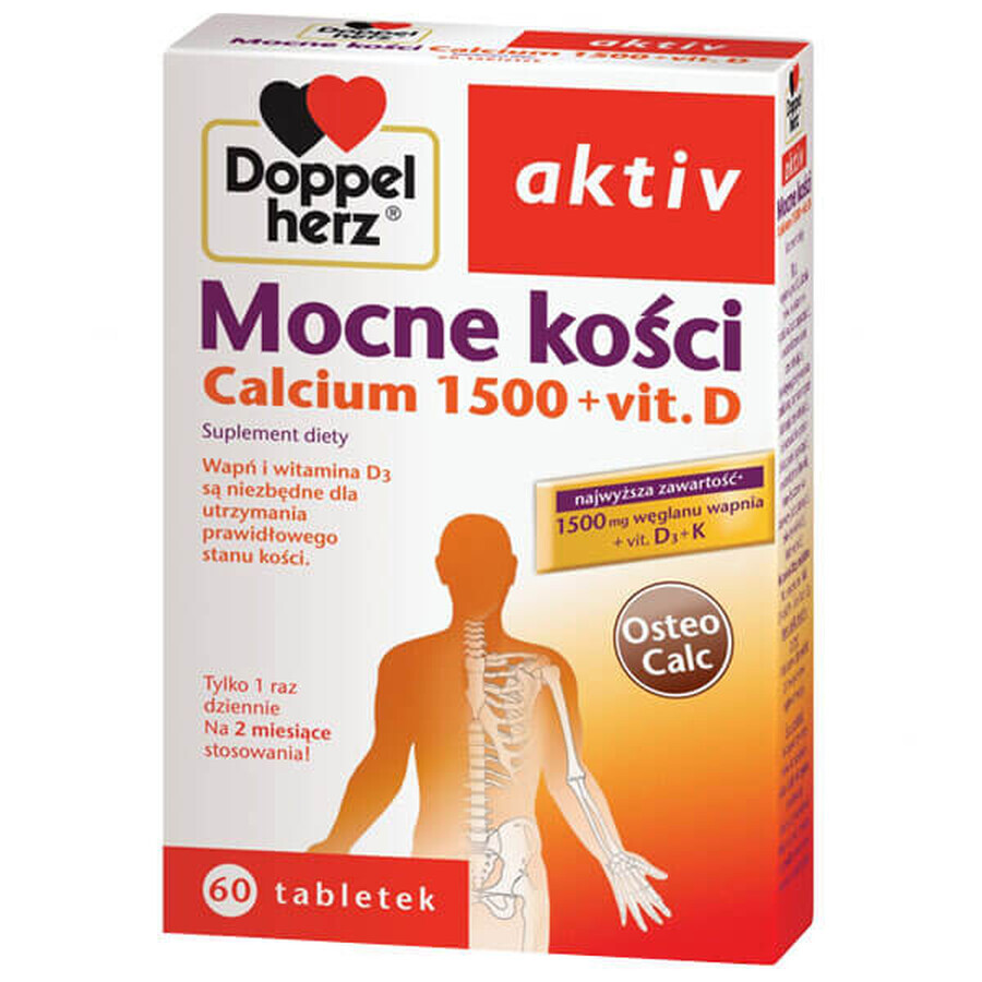 Cumpără Doppelherz Aktiv Strong Bones, 60 comprimate Doppelherz Aktiv Strong Bones, 60 comprimate