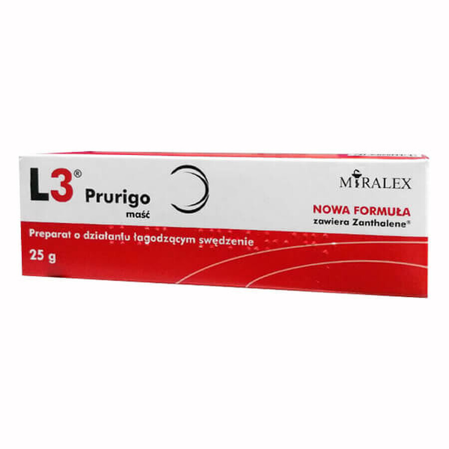 Winkel op L3 prurigo, beschermende en verzorgende zalf, met jeukwerende werking, 25 g L3 prurigo, beschermende en verzorgende zalf, met jeukwerende werking, 25 g