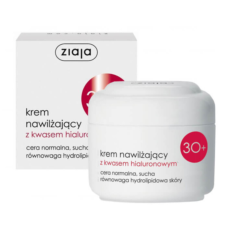Cumpără Ziaja 30+, Cremă hidratantă cu acid hialuronic, ten normal, ten uscat, 50 ml Ziaja 30+, Cremă hidratantă cu acid hialuronic, ten normal, ten uscat, 50 ml