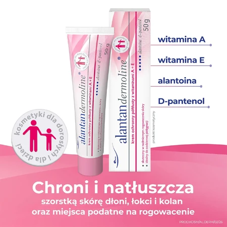 Alantan Dermoline Beschermende crème met vitamine A + E, 50 g