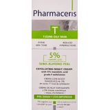 Pharmaceris T Sebo-Almendra Peeling, crema de noche con 5% de ácido mandélico, nivel I de exfoliación, 50 ml