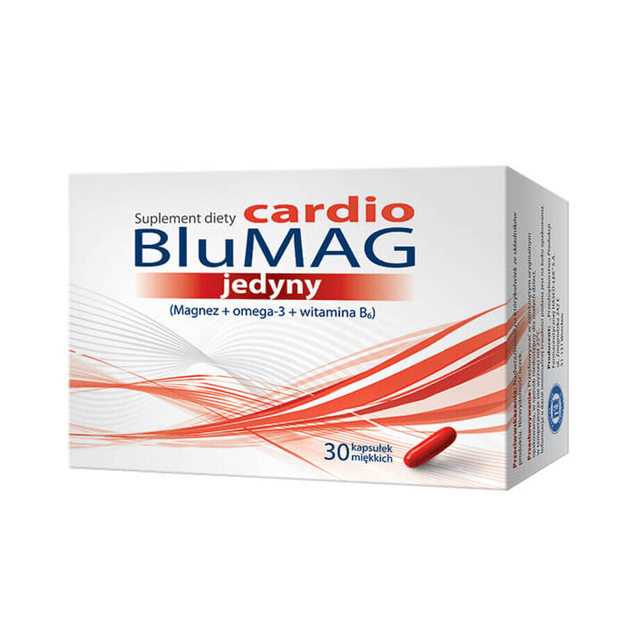 Acquista BluMag Cardio unico - Integratore alimentare 30 capsule BluMag Cardio unico - Integratore alimentare 30 capsule