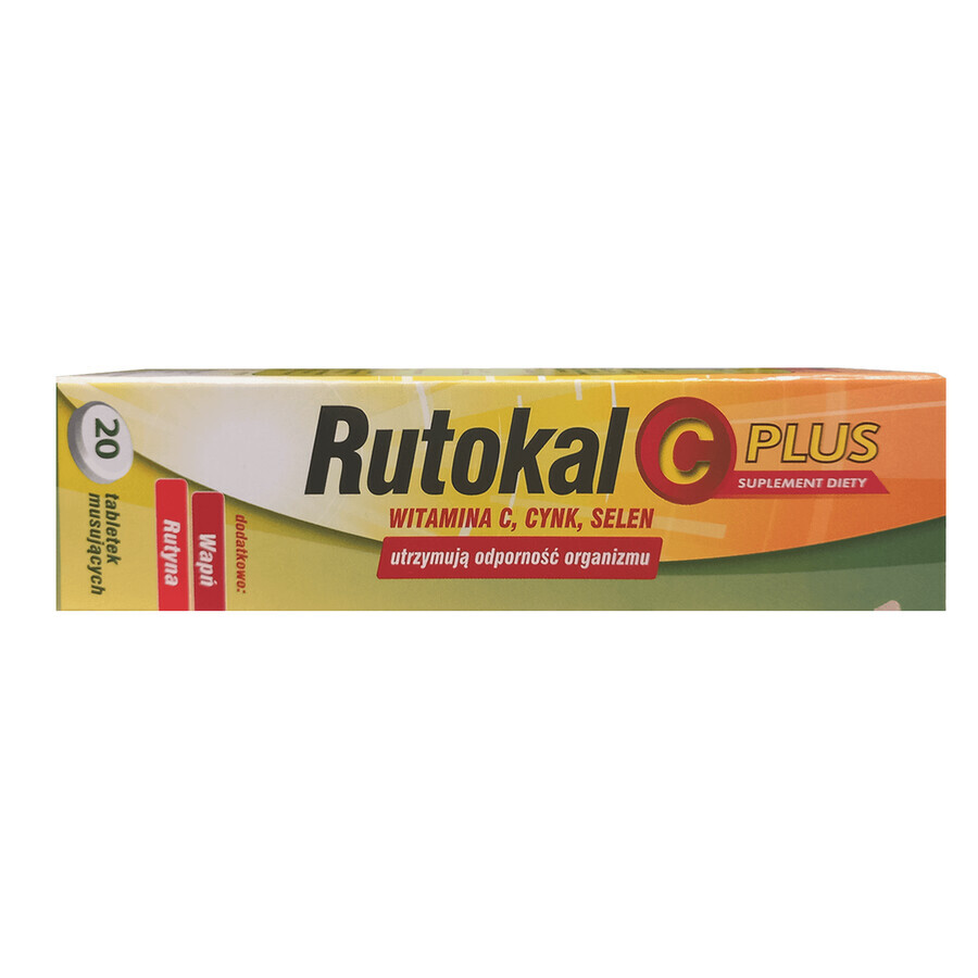 Buy Rutokal C Plus, 20 effervescent tablets Rutokal C Plus, 20 effervescent tablets