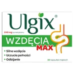 Ulgix Flatulence Max 240 mg, 30 soft capsules